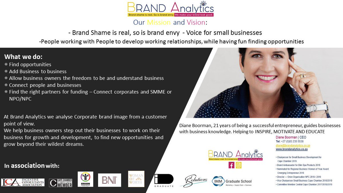 UVUAfrica's tweet photo. Having been a successful entrepreneur for 21 years in Johannesburg and Cape Town, Diane Boorman is attending the Top Tech Tools for Women In Business to explore new technologies that can impact her business Brand Analytics.
https://t.co/n70i8vvAlb
#WomenInBusiness #BandwidthBarn https://t.co/cppz4ULpL0