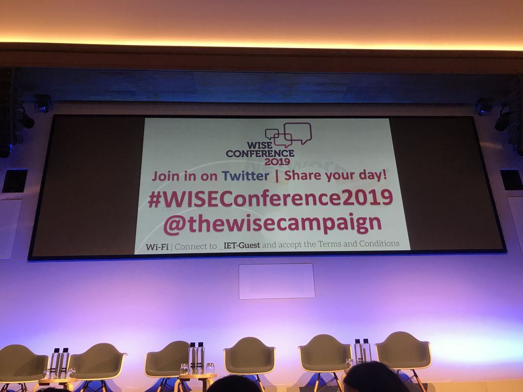 GlamSci's tweet photo. So pleased to be attending @thewisecampaign WISE’s conference 2019 for the first time at the IET #STEM #womeninstem #WISEConference2019 #inclusivityinstem #InclusionMatters https://t.co/t83yTBsJNy