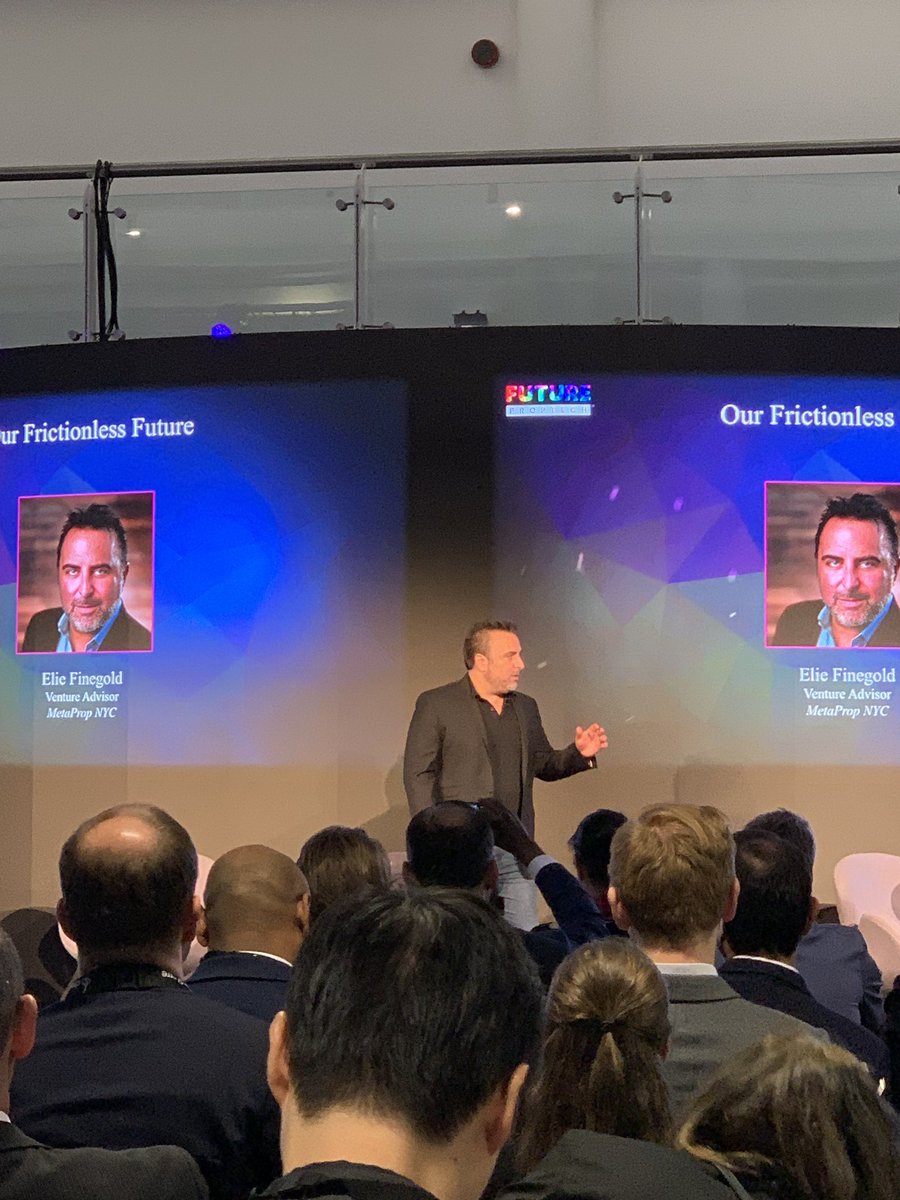 Caleb_Parker's tweet image. Fellow American @ElieFinegold owns the stage from the moment he walks on confidently. 
#FUTUREPropTech 
#PropTech