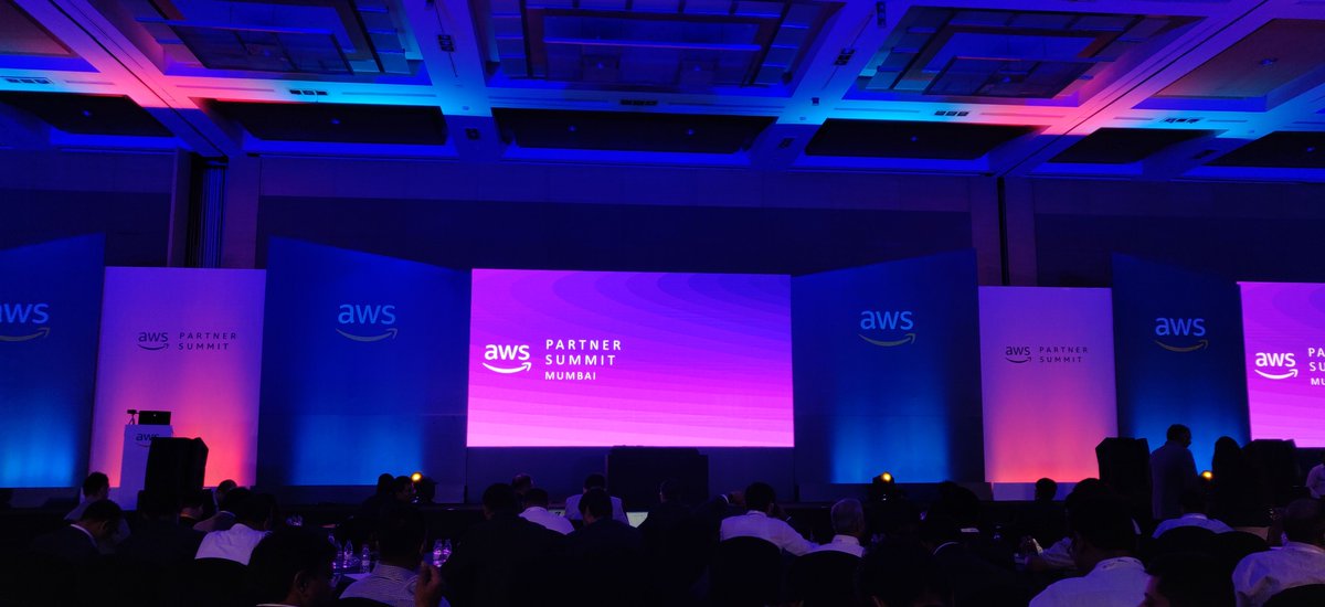 #CloudHedge at the #AWSPartnerSummit Mumbai! Sessions to begin in a few minutes, stay tuned for more updates. #AWS #AppModernization #GoToCloud