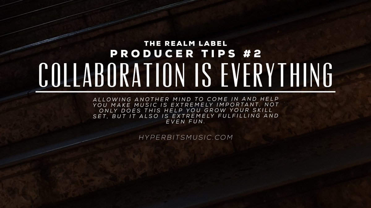 TheRealmLabel's tweet photo. Producer Tips #2: Collaboration is Everything

#artists #musicartists #producers #MusicProducer #musicproducers #ContentCreator #music #competition #contest #therealmlabel

Credit: https://t.co/jtjHbIevHk https://t.co/kNjguJpYCe