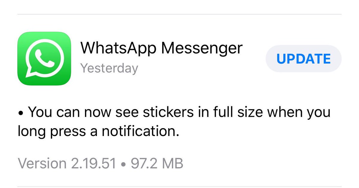 SteveC_Photos's tweet image. #BBCBreakfast. 
We’re being encouraged to update #WhatsApp because of cyber security hacking issues... but the latest update seems to be about stickers...?
@bbcbreakfast @DaveLeeBBC