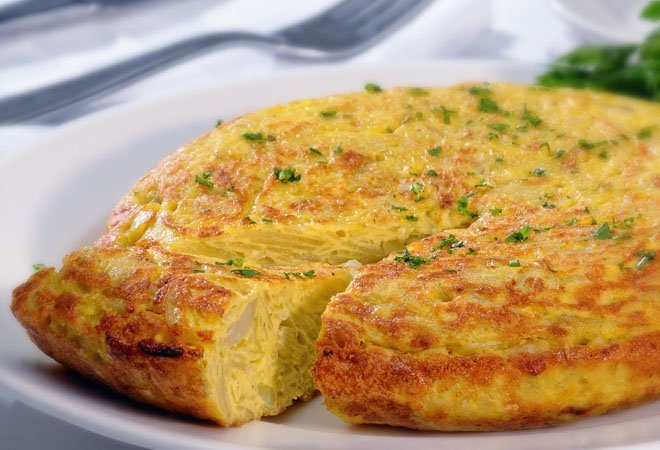 Calorías tortilla francesa 1 huevo