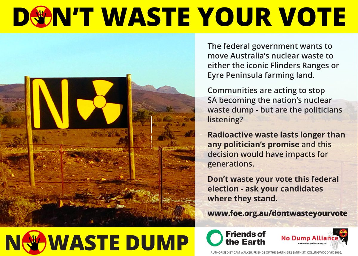 marabonacci's tweet image. Don't waste your vote this Saturday! Say NO to the current site selection process foe.org.au/dontwasteyourv…