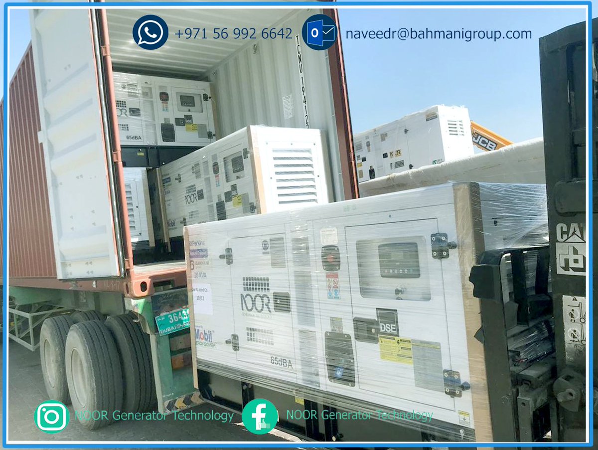 GeneratorNoor's tweet photo. 1 x 40ft #Container of 30 KVA #Perkins_Diesel_Generator with #Leroy_somer #Alternator Going Deliver to #Sudan

Thanks for our customer to choose our #products

CONTACT US NOW....
Call/Whatsapp: +971 56 992 6642
#Email: naveedr@bahmanigroup.com
#dubaipolice #generator #perkins https://t.co/ZbXlh49mZ6