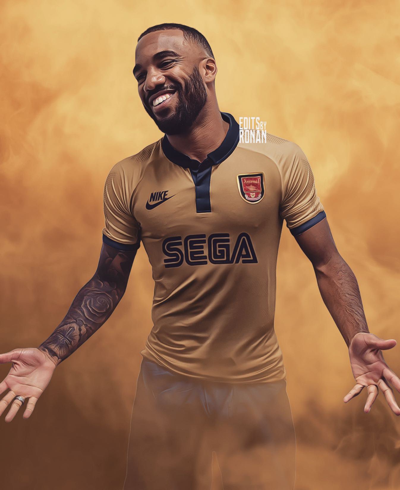 ウェア Arsenal 01/02 SEGA Away Uniform ICONIC SPONSOR 🕹️ Arsenal 2001-02 away Jersey