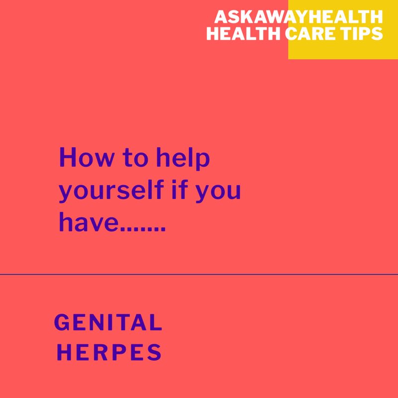 AskAwayHealth's tweet photo. #twoimportantthings to know about Genital #Herpes
📍Don’t assume pain when passing urine is due to a urine infection.
Herpes can cause burning pain in the genitals from the blistering rash & sores it causes.
📍A person with cold sores or rash is infectious ..1/6
#Askawayhealth https://t.co/yOKXCpKU77