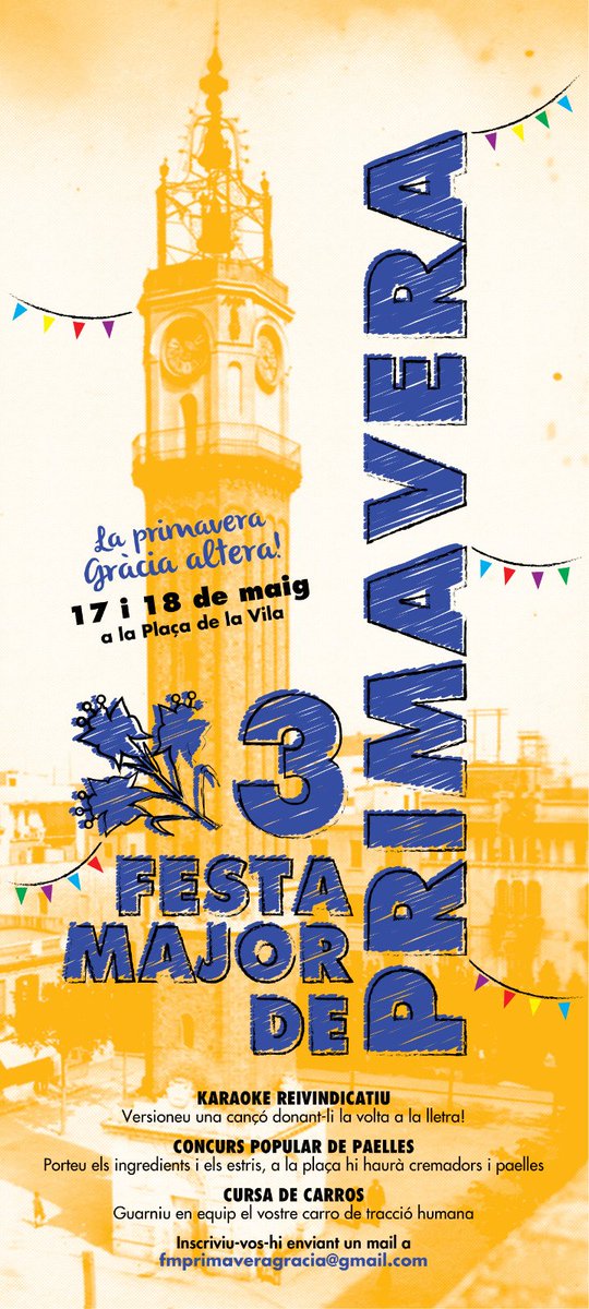 cvg_cat's tweet photo. Agafeu forces per demà::

🔵 12h Assaig amb @CdSarria a la #Abaceria
🔵 Dinar i tarda de guarnit al local de @FMplvila (Milà i Fontanals 4-6)
🔵 Després de guarnir #FMPrimavera a la Plaça de la Vila

#castellers #castelleres #SomBlauGracia #fmgracia @festagracia https://t.co/LDOWXsC3wC