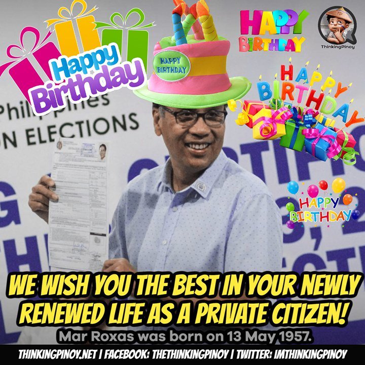 Happy 62nd Birthday, Mar Roxas!!!  