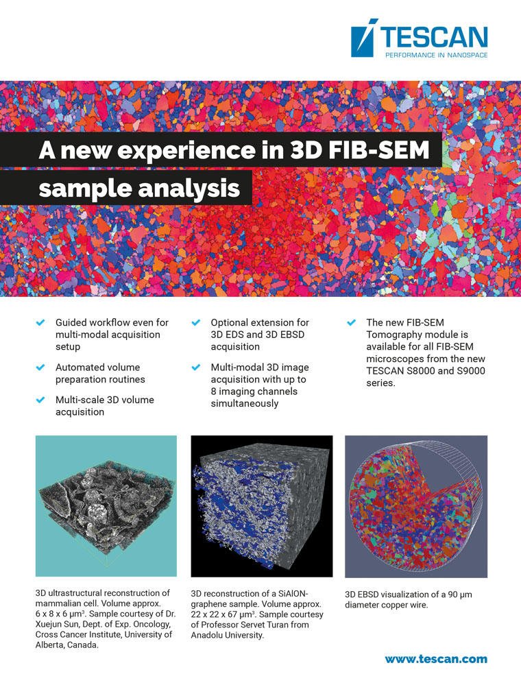 A new experience in 3D FIB-SEM sample analysis. Find more about Tescan FIB-SEM portfolio on: tescan.com/en-us/technolo…