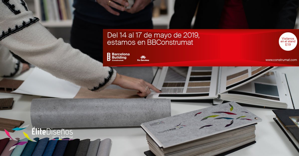 EliteDisenos's tweet photo. ℹ️ CONSTRUMAT 2019 ℹ️

Hoy empezamos nuestra participación en la feria Barcelona Building Construmat 2019. Recuerda, estamos en el #Pabellón 2 #Stand E19. En el post,puedes ver una galería fotográfica de nuestro stand.

¡¡¡Despegamos!!! 🚀🚀🚀

ℹ️ https://t.co/dbgVgP5c3Z 👇 https://t.co/w1nvFr3y5z