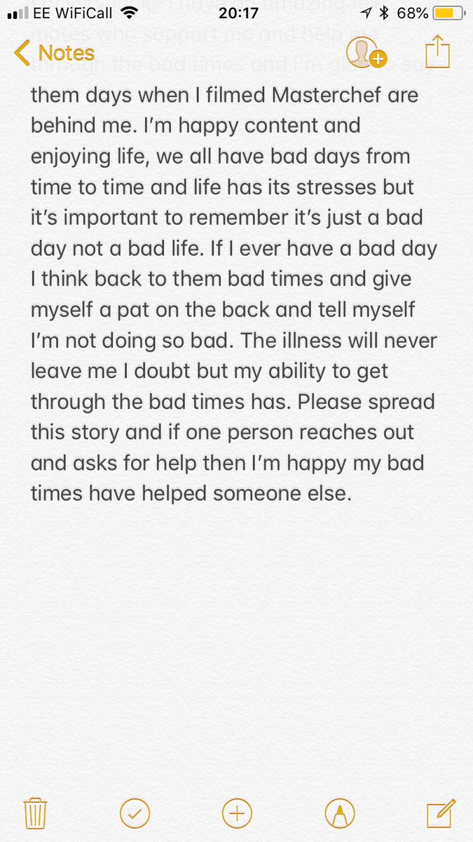 A year to the day since I posted this ... thank you to everyone for their love and support ... but for fuck sake if you’re not ok speak up !!! Life is too short and too good not to be ok. Also remember social media isn’t real it rarely shows the struggles and pain,love to you all