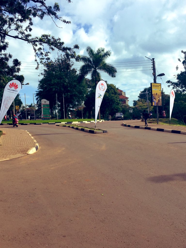 Jude_Mugabi's tweet photo. Checking in @MakerereU for the launch of #HuaweiICTAcademyUg &amp; #UGSeeds4Future send off https://t.co/uLoP2PLxV0