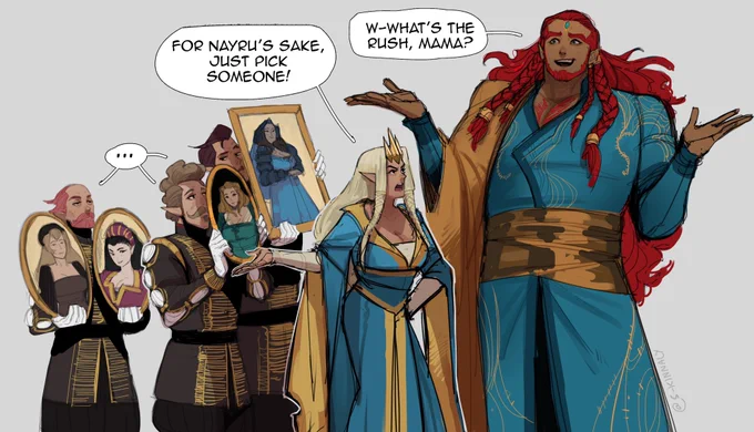 When mama Zelda and papa ganondorf try to match make with their eldest son Covarog...#zelgan 
