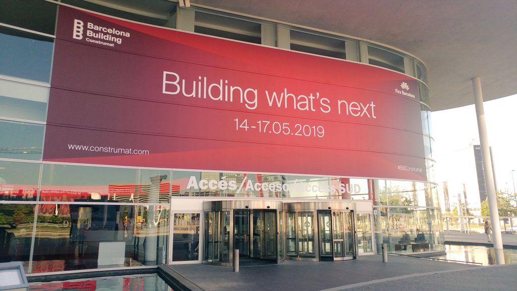 ¡Empieza Barcelona Building Construmat 2019! Sigue el día a día del salón a través del hashtag #BBConstrumat