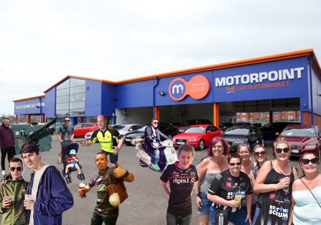 widnesfanss's tweet photo. All 87 Widnes fans storm @LeagueWeekly offices in Dewsbury in protest of slanderous article #raiseagain https://t.co/F2PhchohQM