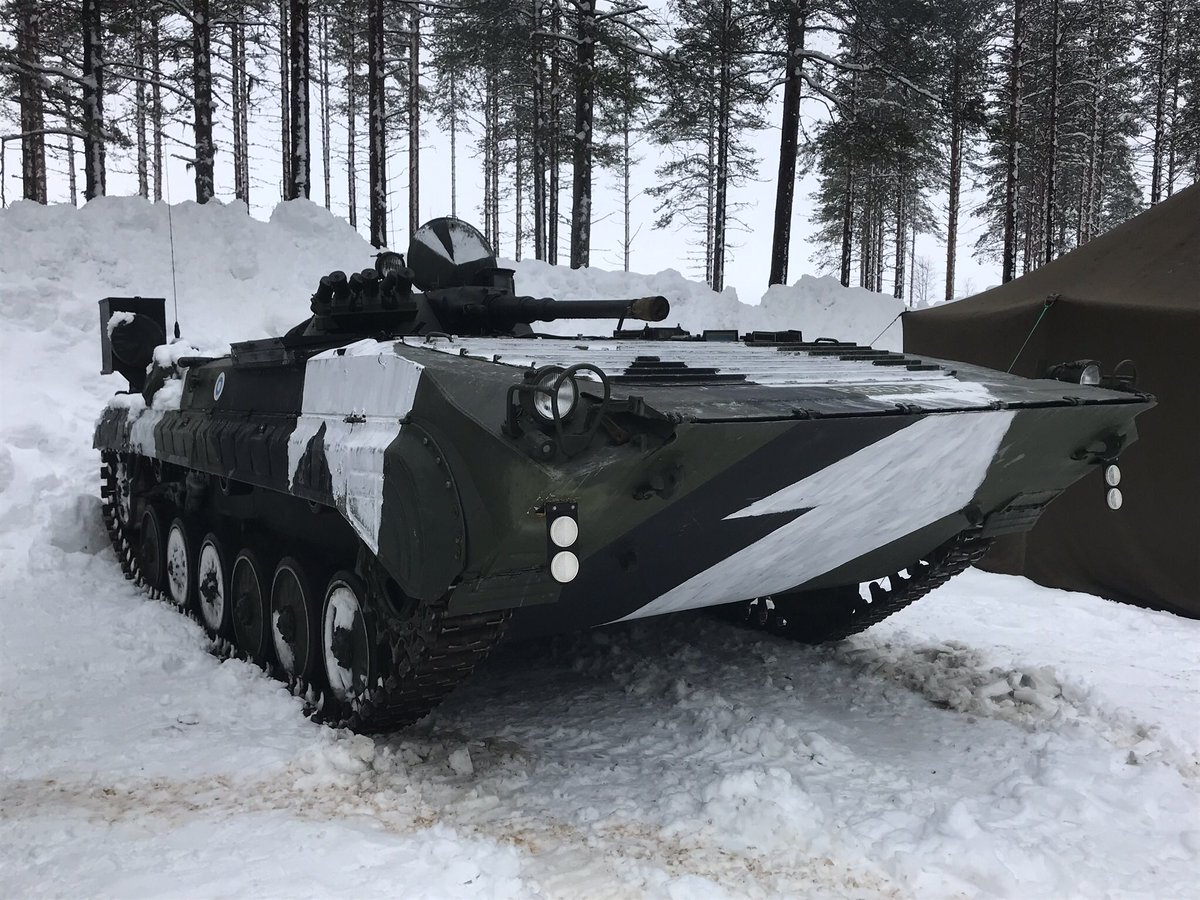 pansarfem's tweet photo. Intressant att försvarsberedningens ordf anvÀnde #Northernwind2019 som ett exempel pÄ hur ett samarbete i krig kan ske mellan Sverige och Finland. Vidare indikerade han att det Àr Norrbottenbrigaden (3.brig) som ska kunna avdelas till Finland. Naturligt mht militÀrgeografin! https://t.co/sjb8DA0Ccb