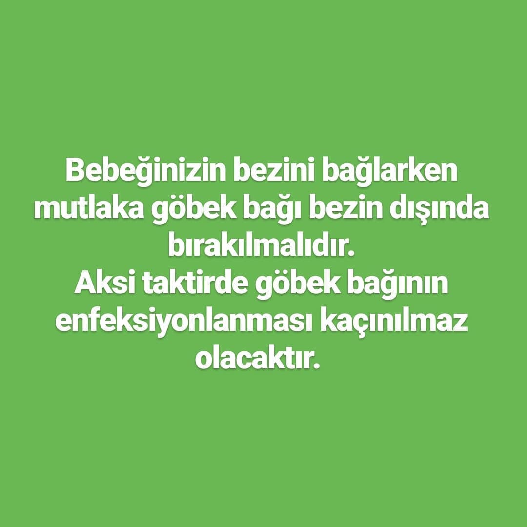 Merhabalar,
Dokunmaya kıyamadığımız, hatta dokunurken acaba acırmı diye korktuğumuz "Göbek Bağı Bakımı" yenidoğanda çok önemlidir. Gerektiği gibi bakılmamasi halinde minik bebeğinizin antibiyotik alması dahi gerekebilir. #salı #benibulanne #kaynakönerim #healty #baby #newborn