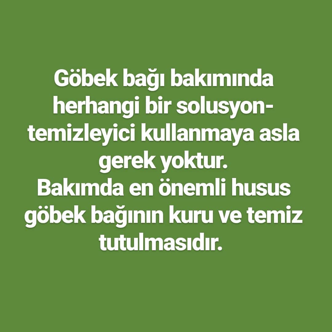 Merhabalar,
Dokunmaya kıyamadığımız, hatta dokunurken acaba acırmı diye korktuğumuz "Göbek Bağı Bakımı" yenidoğanda çok önemlidir. Gerektiği gibi bakılmamasi halinde minik bebeğinizin antibiyotik alması dahi gerekebilir. #salı #benibulanne #kaynakönerim #healty #baby #newborn
