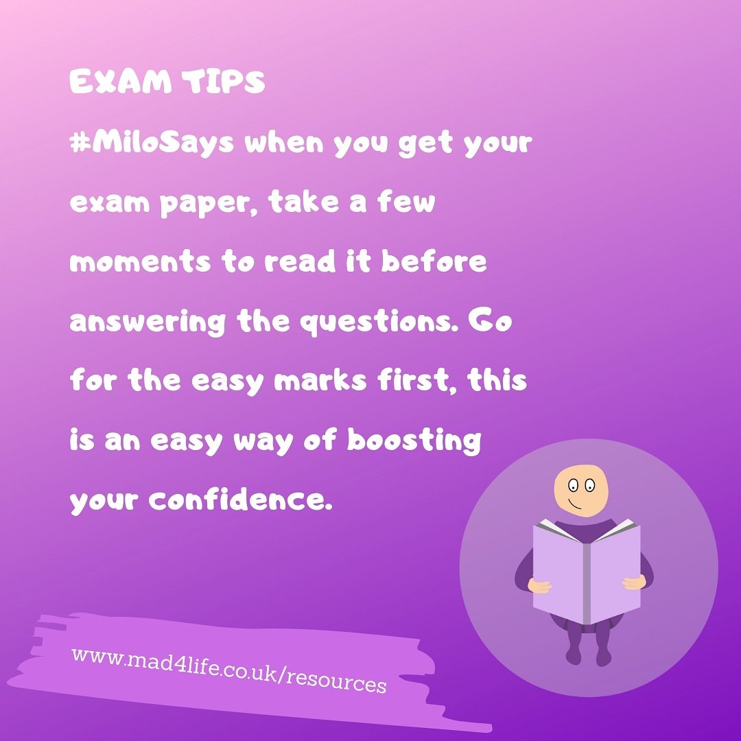 #MiloSays plan your exam time. Know how long you have & give yourself time to read it before beginning. #lifeskills #PersonalDevelopment #GCSEs2019 #ALevels2019 #revision #examtips #examsuccess #studyskills #mindsetmatters #mindsetiseverything #hardworkpaysoff #memoryretention