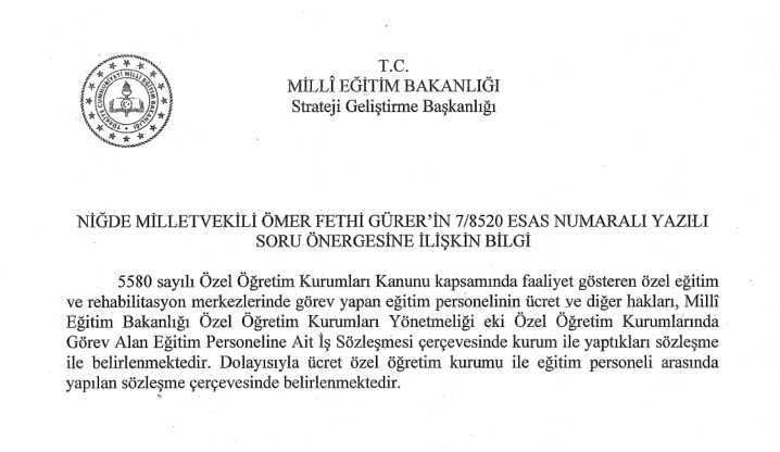 fethigurer's tweet photo. 📌Özel Rehabilitasyon merkezi öğretmenlerinin hakkı, işverenin vicdanına kaldı..

Özel Eğitim ve Rehabilitasyon Merkezlerinde görev yapan öğretmenlerin özlük haklarına yönelik düzenleme talebini, MEB Bakanı Ziya Selçuk’a yönelttiğim soru önergesiyle Meclis gündemine taşıdım. https://t.co/AGM8uYoJSm