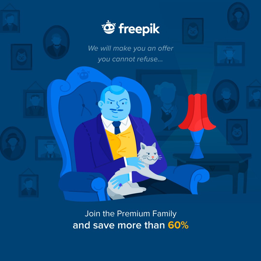 magnific's tweet photo. We will make you an offer you cannot refuse... 
Join Freepik Premium Family and save more than 60%!
Choose your plan: 6 months, one year or two years.

Click here:https://t.co/jWLySlogqX and choose your Premium Plan!

#freepik #freepikuniverse #premiumfamily https://t.co/HxepZiPh47