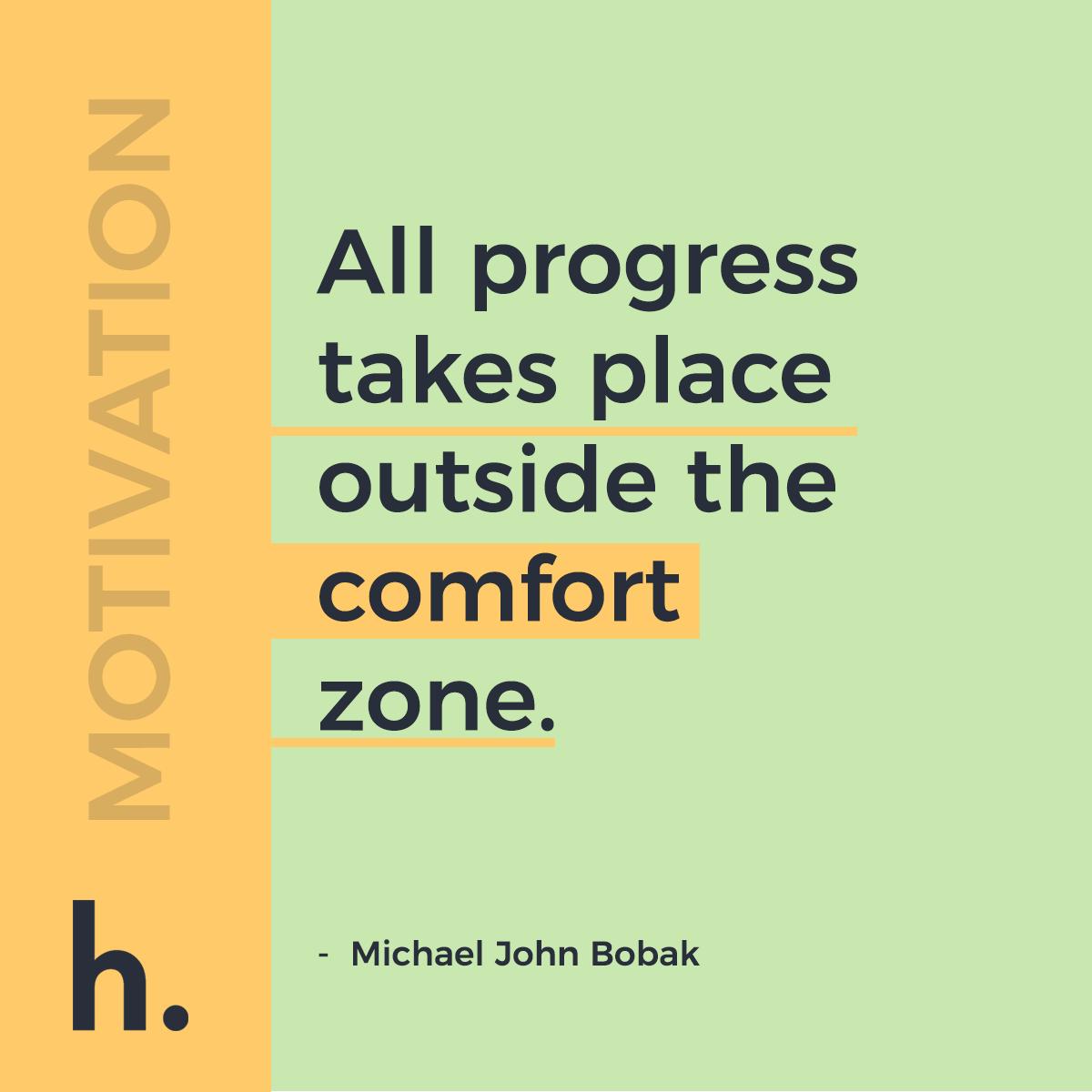 Our comfort zone can become our worst enemy! Breaking off that shell and getting out of the comfort zone is imperative for making progress.
#MotivationMonday #MondayMood #MondayBlues #QuoteoftheDay