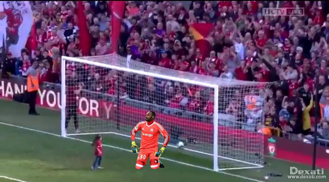 SuperCazarre's tweet photo. Ces images magnifiques de la fille de Salah qui inscrit son premier but à Anfield 😍 https://t.co/uWOOxBQ0qp