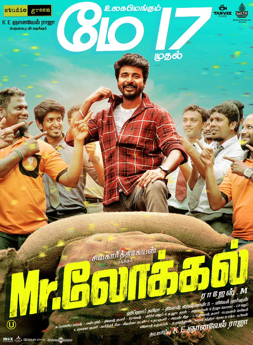 RIAZtheboss's tweet photo. #MrLocalOnMay17 🎉🎂🎊🤩🎉😍
#MrLocal #MrLocalin3Days #MrLocalPressMeet #Sivakarthikeyan #LadySuperStar #Nayanthara #rajeshmdirector
#hiphoptamizha
@Siva_Kartikeyan
@rajeshmdirector
@StudioGreen2
@kegvraja
@realradikaa
@hiphoptamizha
@actorsathish
@iYogiBabu https://t.co/rSD1xJMAph
