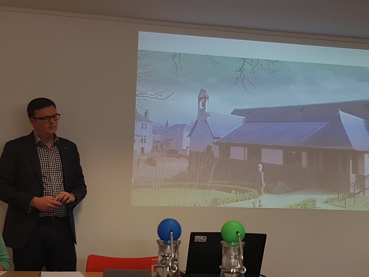 CancerDundee's tweet photo. @CancerSuppScot CEO Rob Murray sharing the importance of third sector and volunteer input for improved wellbeing for cancer patients #cancer #VolunteeringInHealth @VHSComms https://t.co/c40aixhWn1