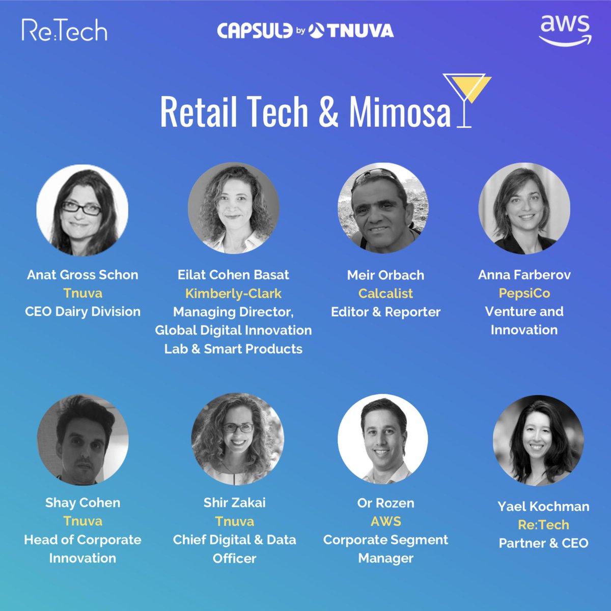 re_tech_io's tweet photo. Join us tomorrow to hear from leading CPG companies like Tnuva, Pepsi and Kimberly-Clark about their current challenges in the retail space and how they work with startups to drive innovation
https://t.co/4gfaW7WTm0 | The event will be held in Hebrew https://t.co/sPK2YNLM4r