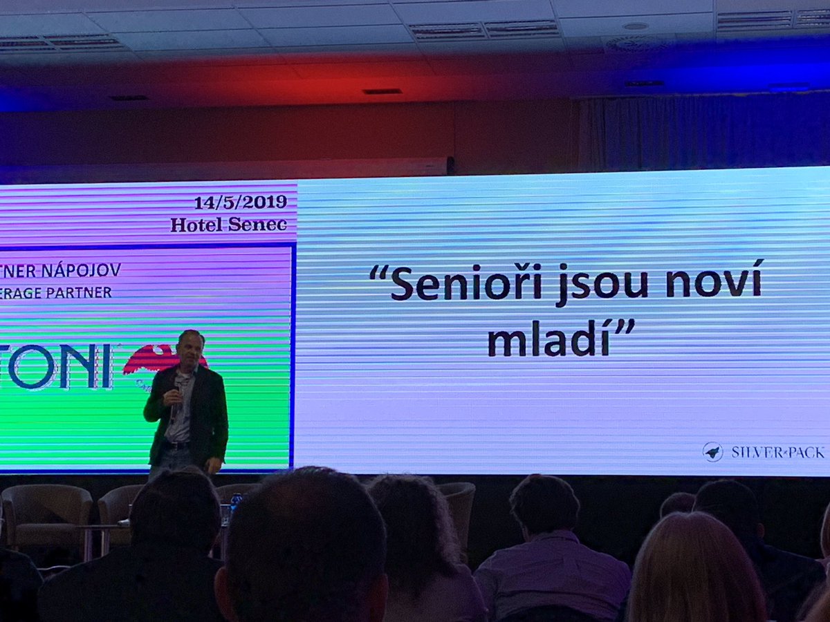 tuchscher's tweet image. Keď prezentácia na tému “Majú po päťdesiatke” od @MilaKnepr #SilverPack je atraktívnejšia a zábavnejšia ako vystúpenie youtubera #DrahomirPiok na tému Mileniali v obchode na @tovarapredaj