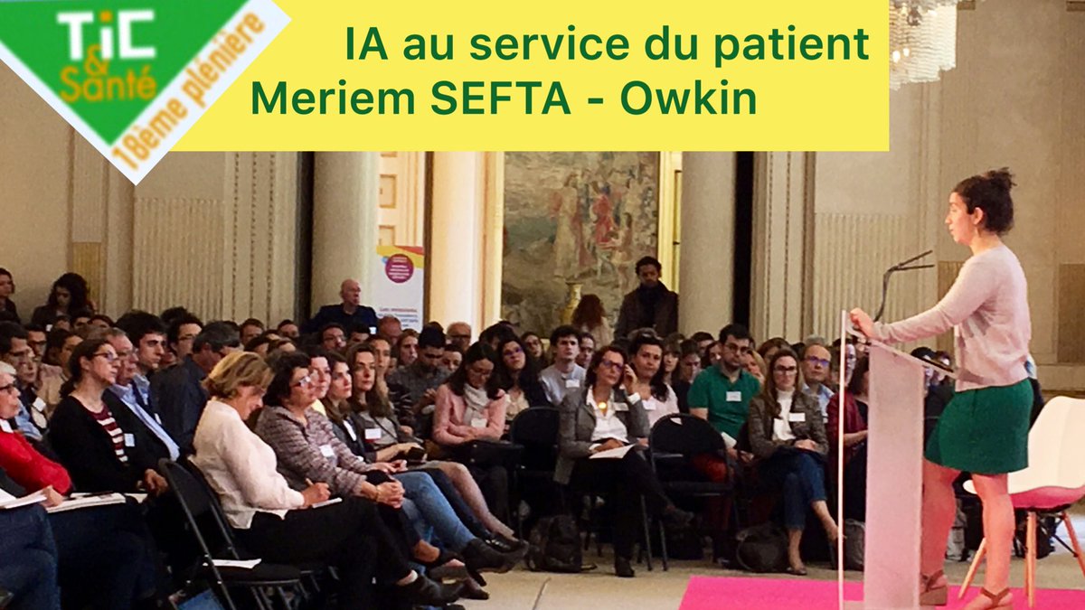 angela_hin's tweet photo. #TICSanteIDF 🏥 [#Patients x #Medecins] X #IA au @CCI_Paris_IdF suite du #APinnov de l'@APHP avec @Pole_Medicen @Cap_Digital @Pole_Systematic #HealthTech #TechDays #Hopital #hcsmeufr https://t.co/xUfN2N2Bxl