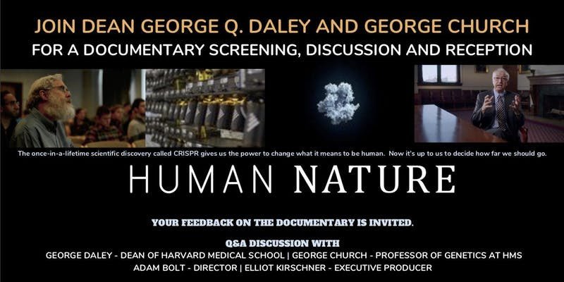 Caught a prescreening of the new #CRISPR documentary last night - love how we got the chance to critically discuss the technology and film with the producers, the Dean of Harvard, and George Church - starting to love the perks of my new home town! #bostonmagic #phdchat