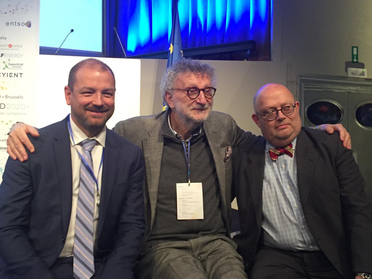 ccamus20's tweet photo. #iGrid2019 organisers with one of their key thought partners @laurentschmitt @zangrandi @JMGlachant @ENTSO_E @EDSO_eu @FSR_Energy https://t.co/neqL9Bv386