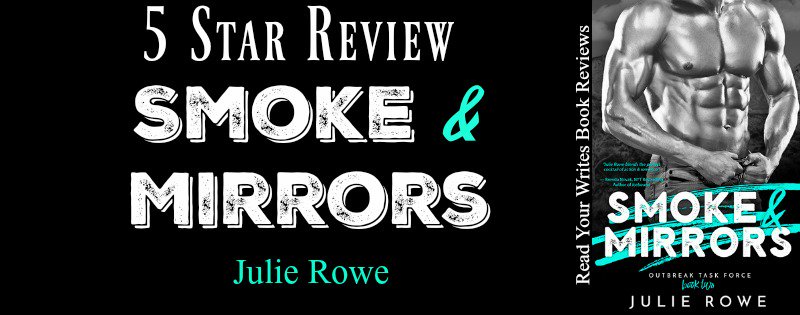 ReadYourWrites's tweet photo. Review ~ SMOKE & MIRRORS by @JulieRoweAuthor https://t.co/INGgTN3Ngf #RomanticSuspense @entangledpub #Amara #OutbreakTaskForce https://t.co/wnZJteaB1H