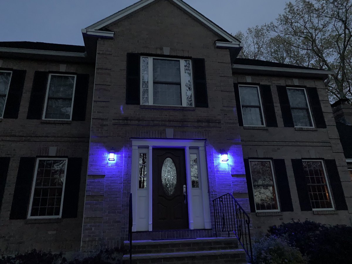 NH_Troopers's tweet photo. This is how some of our followers from around the state are celebrating #LightNHBlue! How are you celebrating? https://t.co/ERYJd8FANg