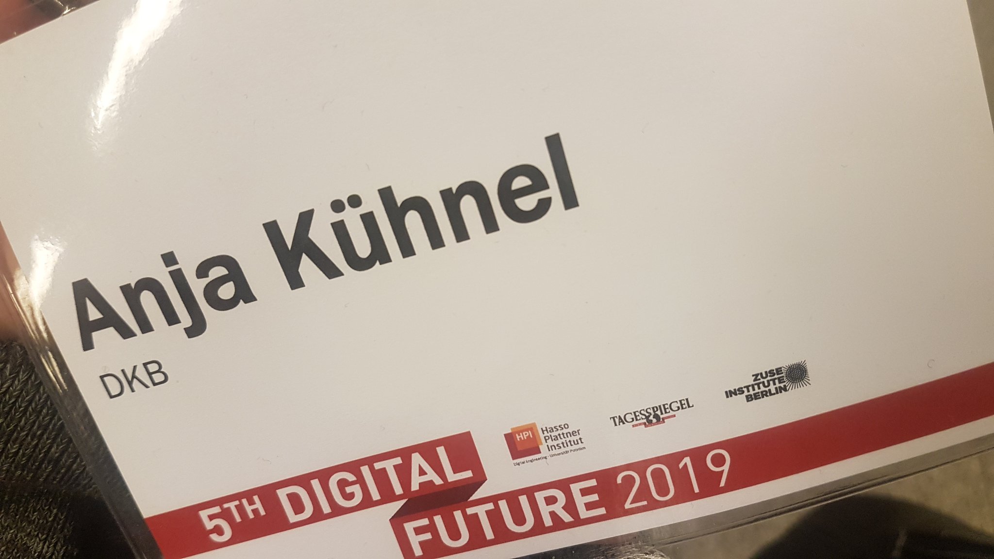 Anja Kuhnel Greetings From Digitalfuture 19 In Berlin I Enjoyed Representing Dkb At The Employers Pitch With A Lot Of Great And Interesting Companies Dkb Daskannbank Neuwarts T Co Chqmm45qc3