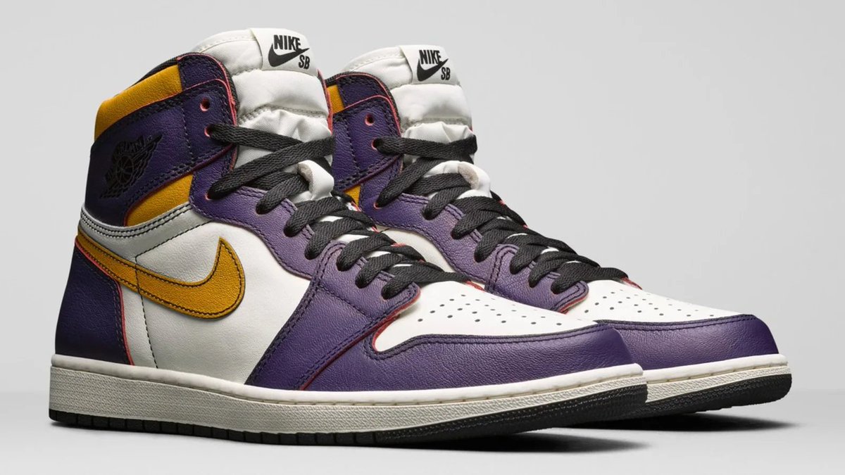 jordan 1 sb lakers pre order