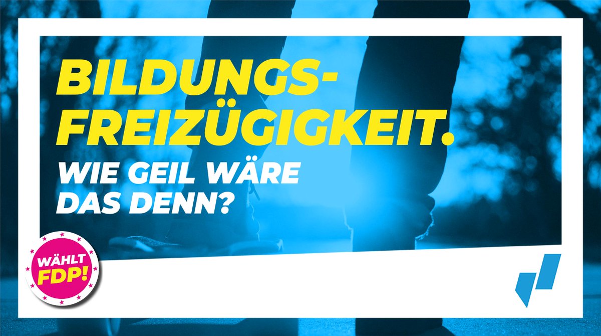 Neben Reisefreiheit und dem freien Austausch von Gütern und Waren wollen wir eine neue Grundfreiheit in der #EU verankern!🥰
Die Bildungsfreizügigkeit ist eine wichtige Freiheit im Alltag der Bürgerinnen und Bürger in der EU!🇪🇺🚀
#wiegeilwaeredasdenn #Europawahl2019