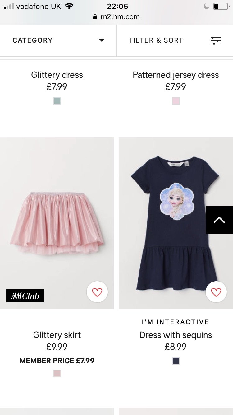 H&m club price hot sale