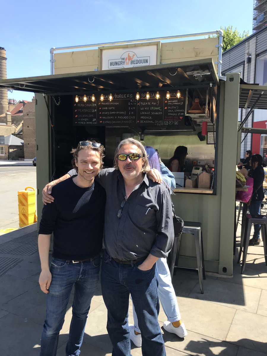 Aredronne's tweet photo. Brilliant concept of sustainable, zero-waste high street eating @StreetCube is launched outside #SouthsideShoppingCentre Wandsworth 👏PascalGerrard&amp;OlivierBlanc for making it happen From these clever solar-powered metal cubes comes gt food courtesy of #HungryBedouin &amp; @AmruthaUK https://t.co/gtt2QSwocs