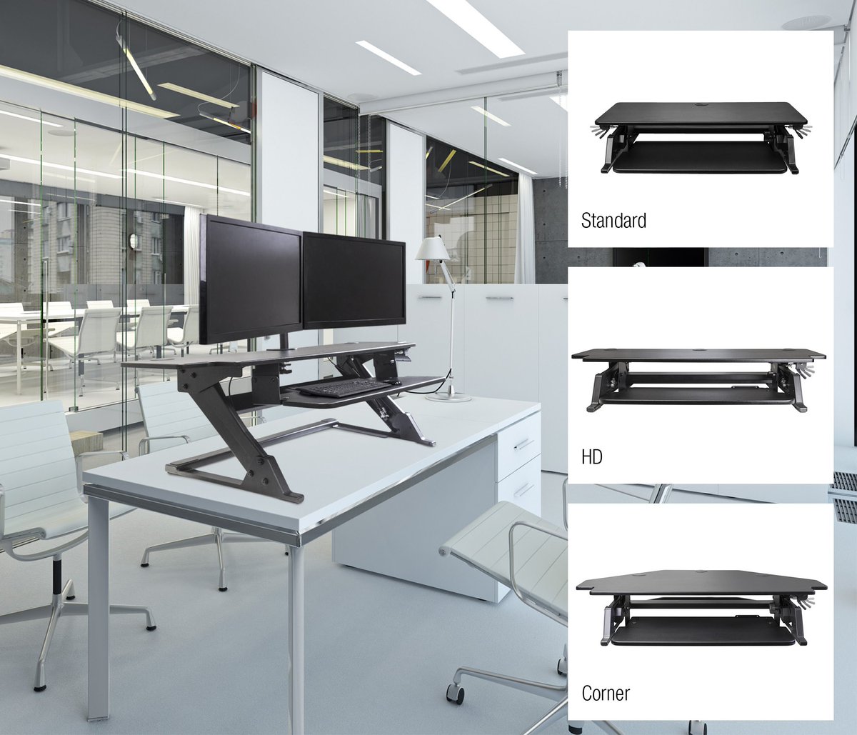 For your safety, KV has voluntarily decided to execute a recall for the Volante Desktop Sit-Stand. Please visit knapeandvogt.com/volante for more information.

Always adjust your desk properly by using the lever(s). Do not exceed the max. weight per desk. youtu.be/4vmcrynj_O4