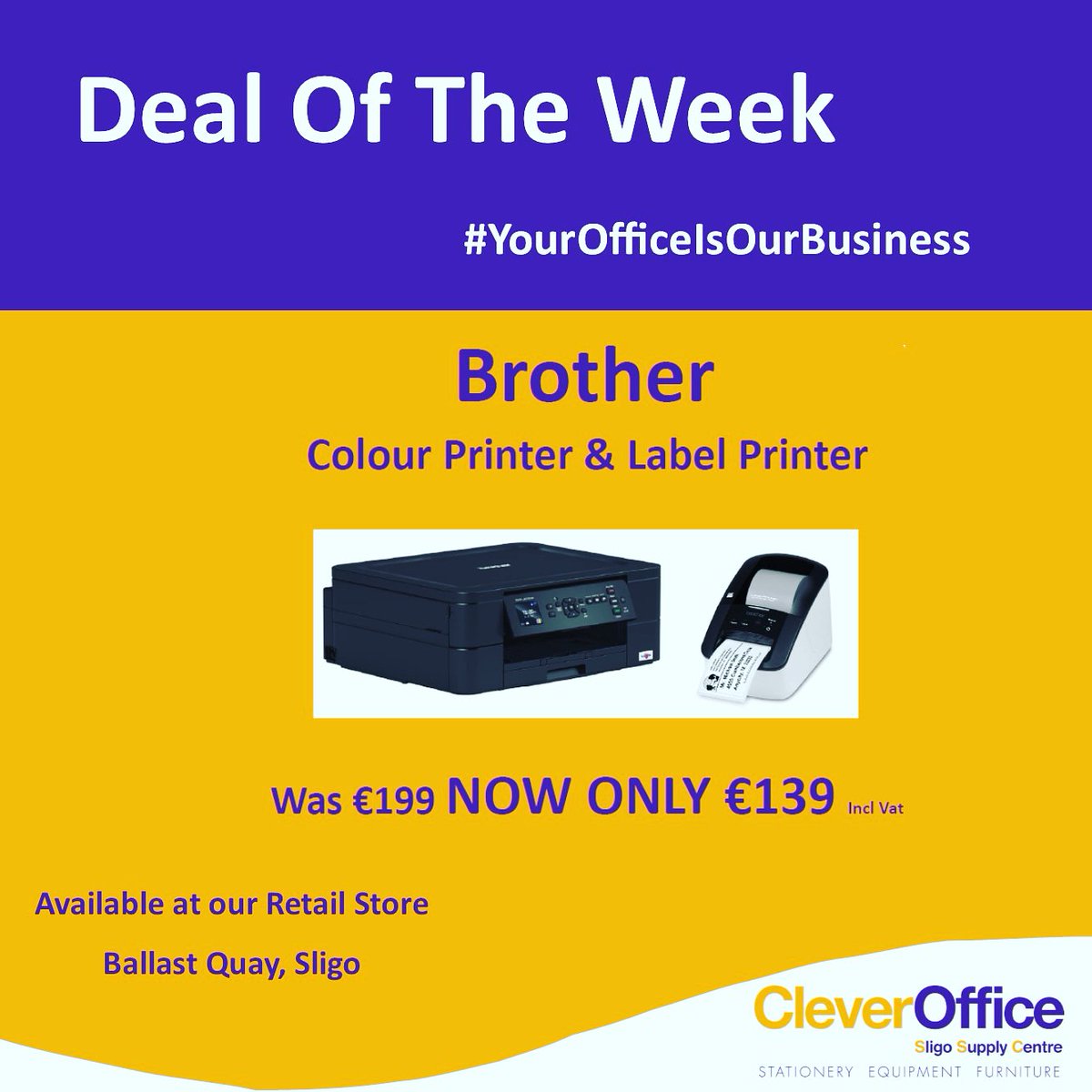 Deal if the week available limited time at our Ballast Quay store #Sligo #greatvalue