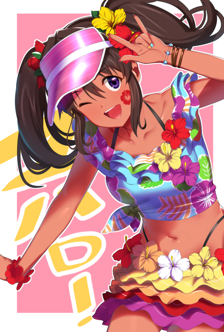 @tekoteko_grbr 自作絵で失礼します       

彼女こそ  

小さなころに日本のアイドルに憧れて    
なれるかどうかもわからないアイドルのオーディションのために  
日本語を覚え 両親もなんとかし      

日本にやってきた褐色のシンデレラ--

ナターリアちゃんです!

まだご投票いただけるならどうかお願いします 