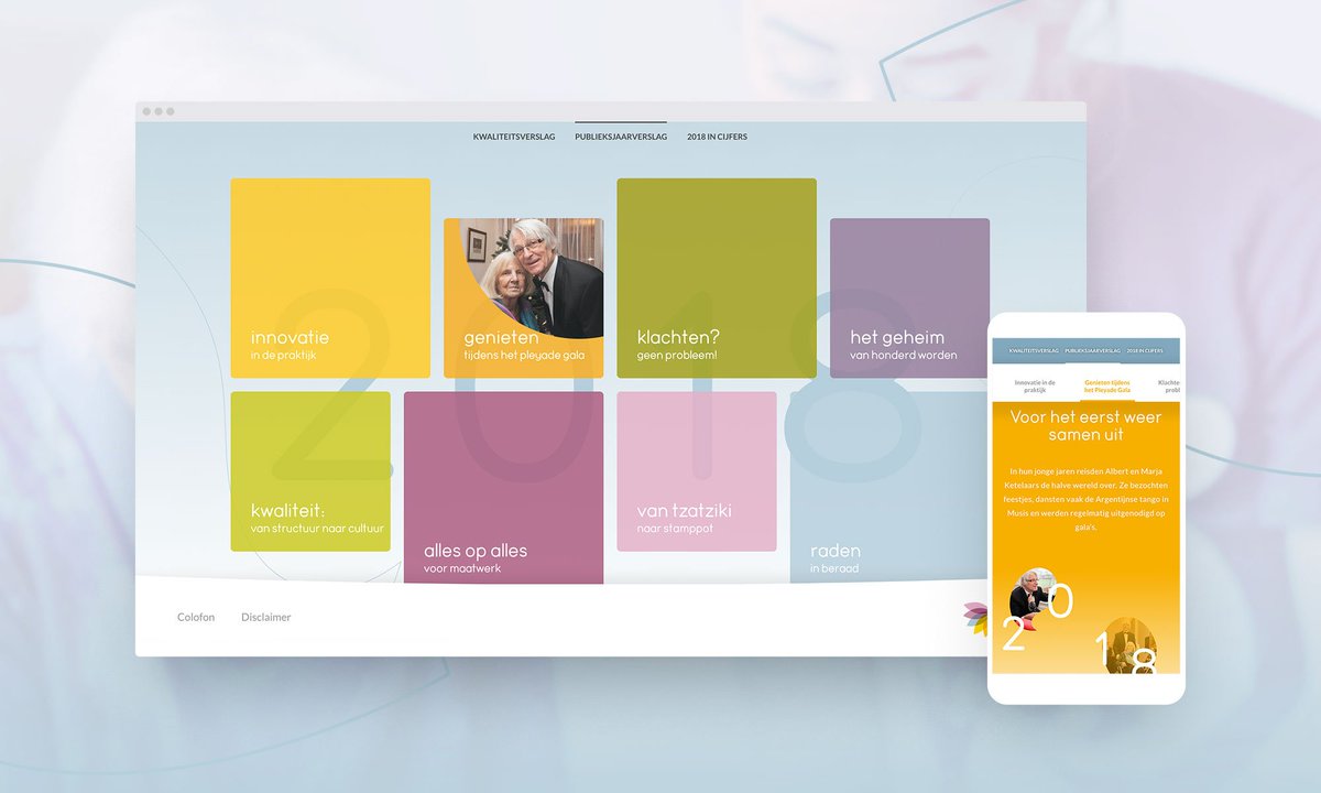 GEZOCHT: Online jaarverslagen uit de (ouderen)zorg, zoals die van @Pleyade_Arnhem. Deze zit weer in een nieuw jasje! Daarom hebben wij deze vernieuwd in de lijst met online jaarverslagen uit de zorg. 
🌎: Lijst met jaarverslagen uit de ouderenzorg: hubs.ly/H0hRsds0