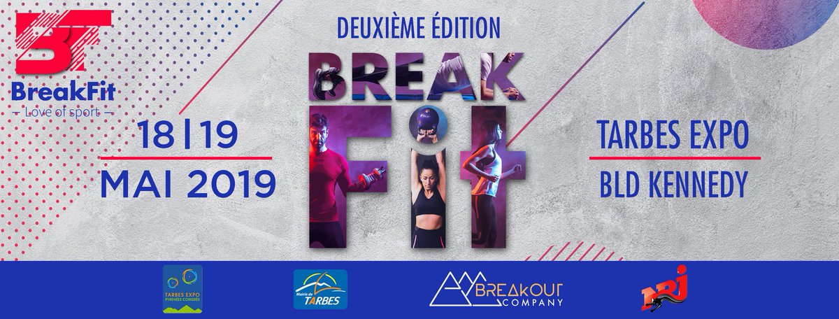 MairieTarbes's tweet photo. On va mouiller le maillot ce week-end à #Tarbes pour le 2è salon de la forme #BreakFit
https://t.co/9jRLQ1m919 https://t.co/lY3Df9okPY