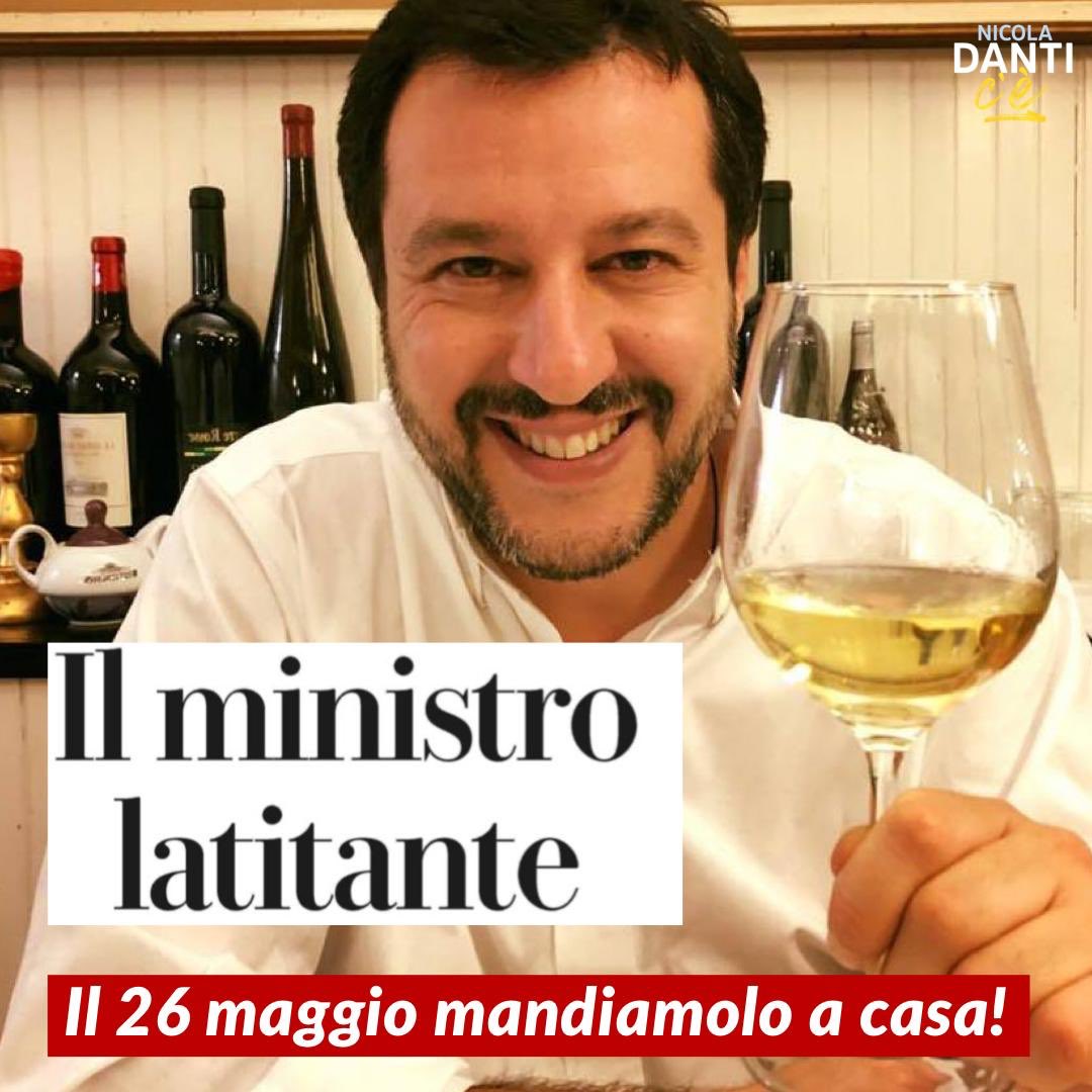 Dall’inizio dell’anno #Salvini è stato al Viminale solo 17 giorni. Cioè, un giorno alla settimana: lo stesso record di assenze che aveva in Parlamento europeo.
Dato che di lavorare non ha voglia, per noi può smettere anche subito... il 26 maggio mandiamolo a casa!
#scriviDanti