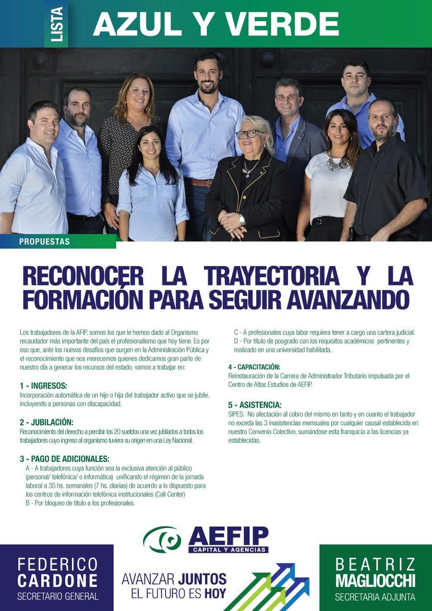 #lazulyverde sigue avanzando con más propuestas. El 6/6 vamos a tener la Seccional Capital y Agencias abierta y participativa que tod@s los afiliad@s quieren 💙💚💙💚