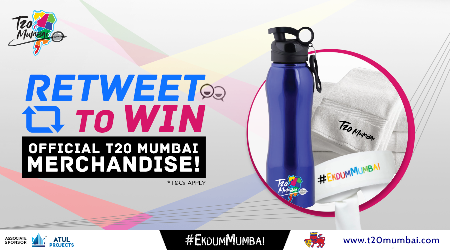 T20Mumbai's tweet photo. Don't bottle up your excitement for this bottle! 😄

Stand a chance to win official T20 Mumbai goodies by retweeting this post! 🎁

T&amp;Cs Apply 👉🏼https://t.co/2iPI292Pnp

#ContestAlert #EkdumMumbai https://t.co/f0Bu8kh15I